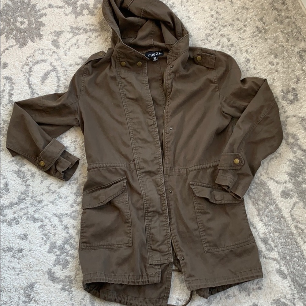 Cute olive green coat